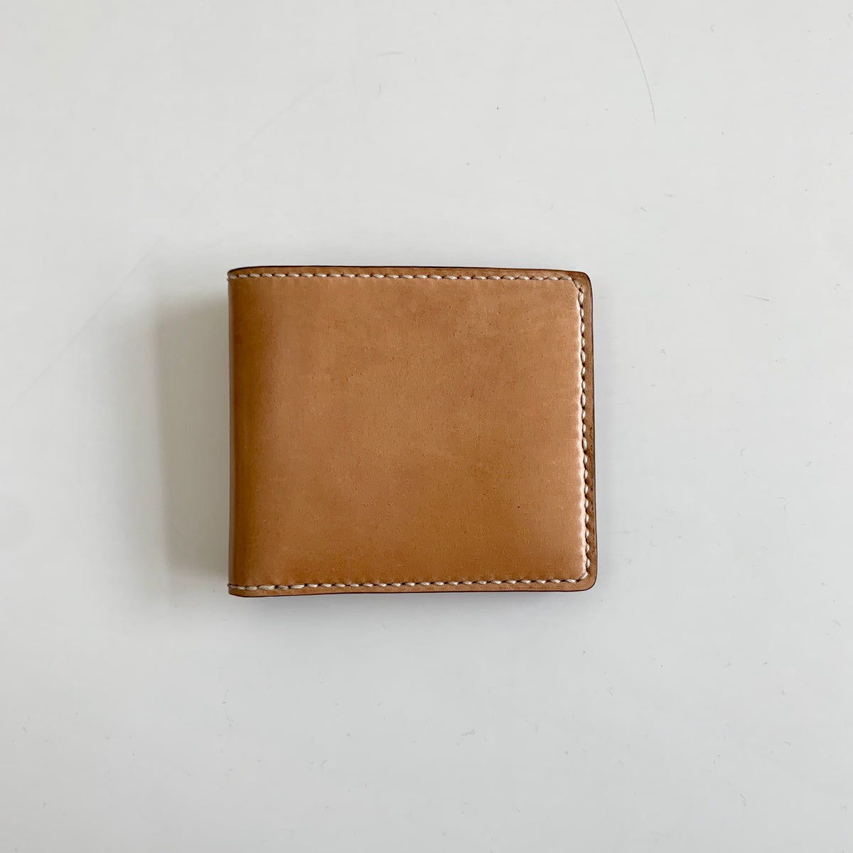 TANUKI Japan Natural Shell Cordovan Bi-Fold Wallet at TEMPO SF