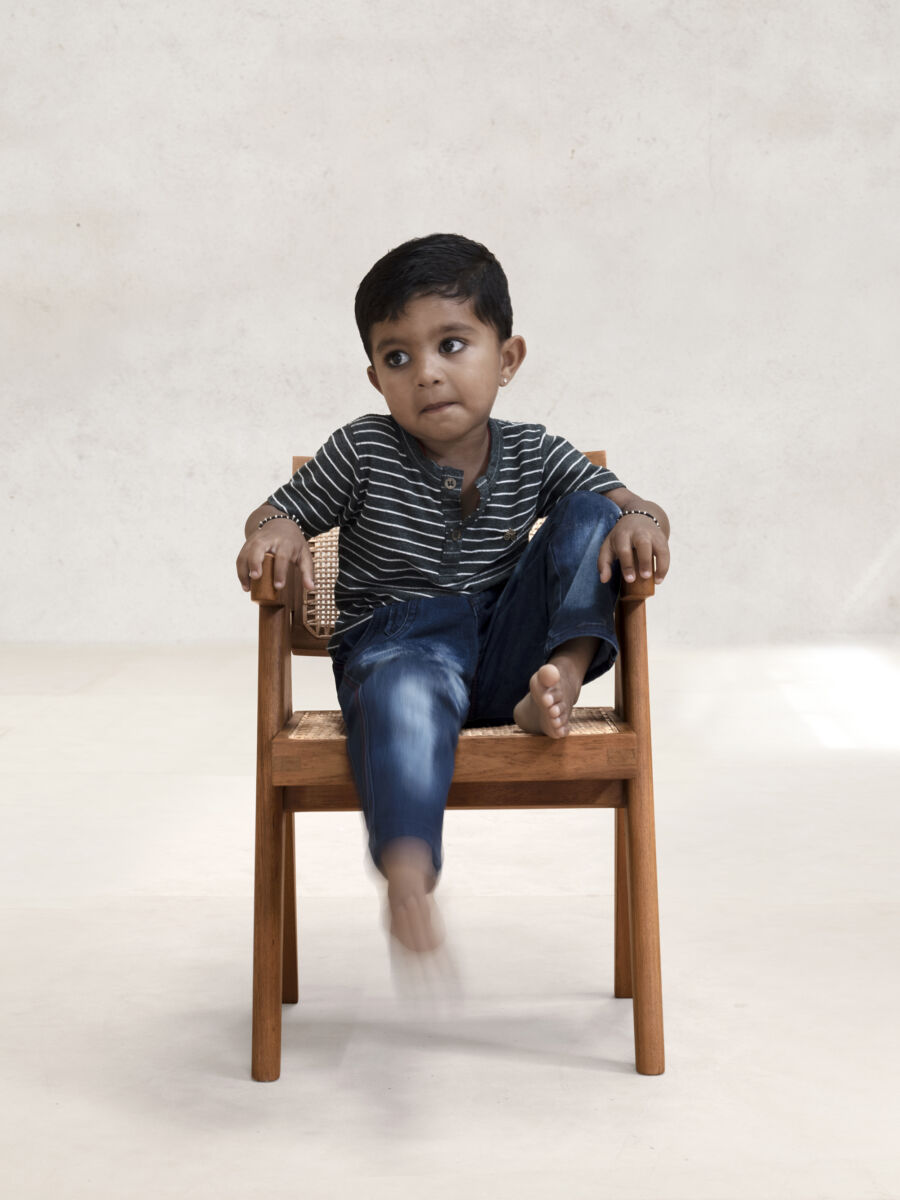 Office Chair V Leg - Children's Edition by Pierre Jeanneret & Chandigarh Collective - Tempo