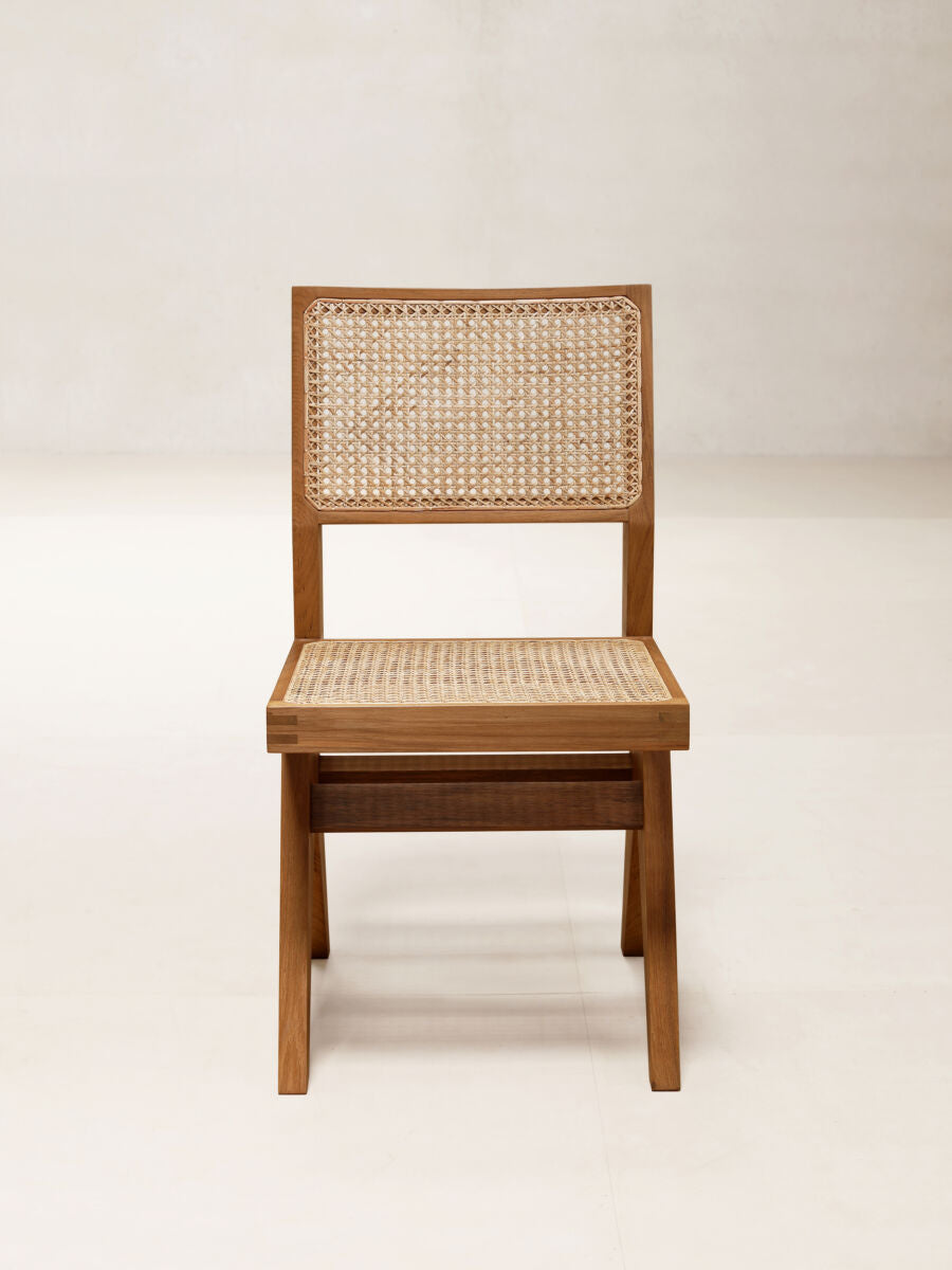 Armless Dining Chair by Pierre Jeanneret & Chandigarh Collective - Tempo