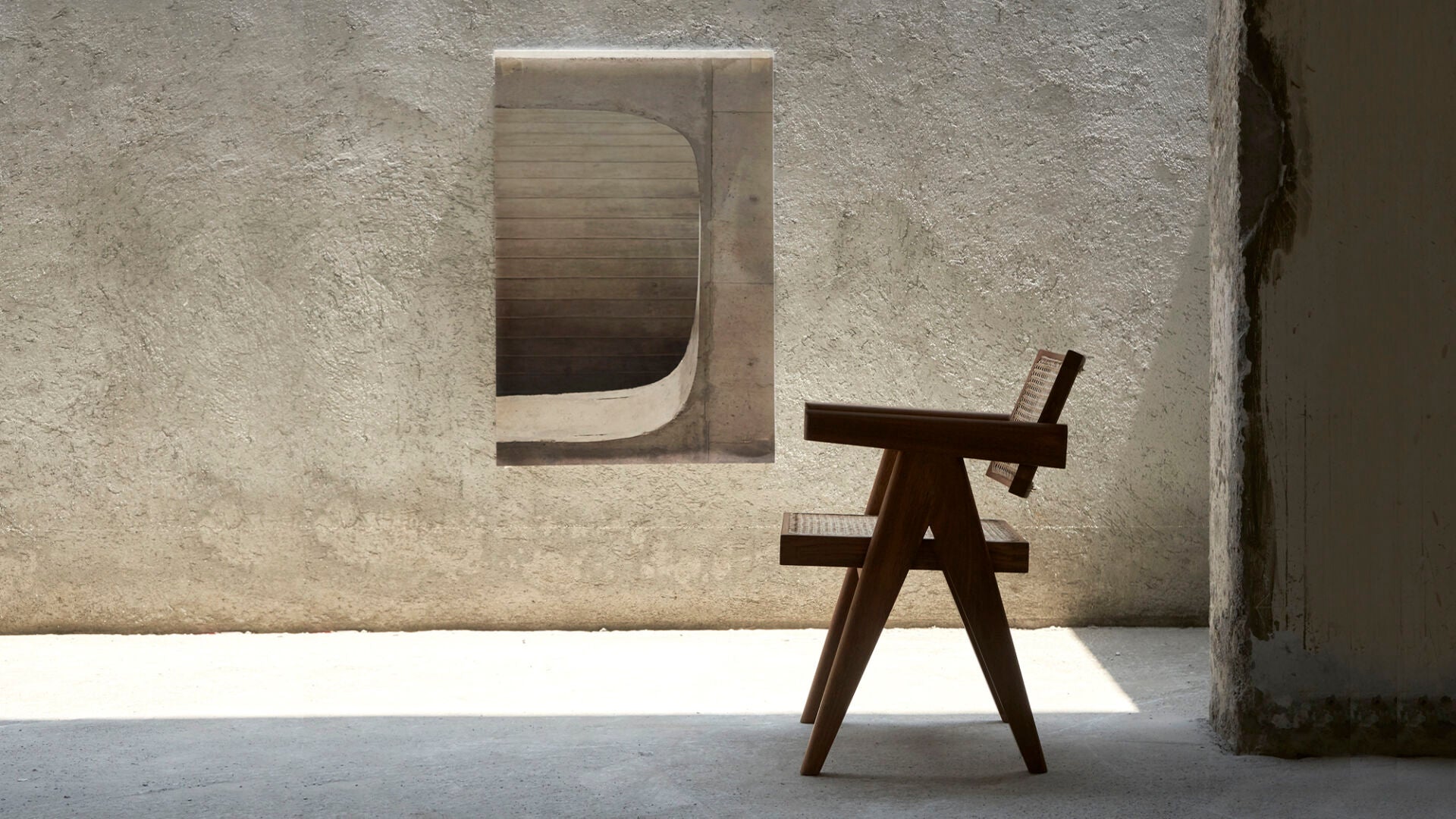 Office Chair V Leg by Pierre Jeanneret & Chandigarh Collective - Tempo