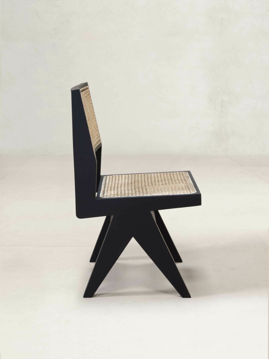 Armless Dining Chair by Pierre Jeanneret & Chandigarh Collective - Tempo