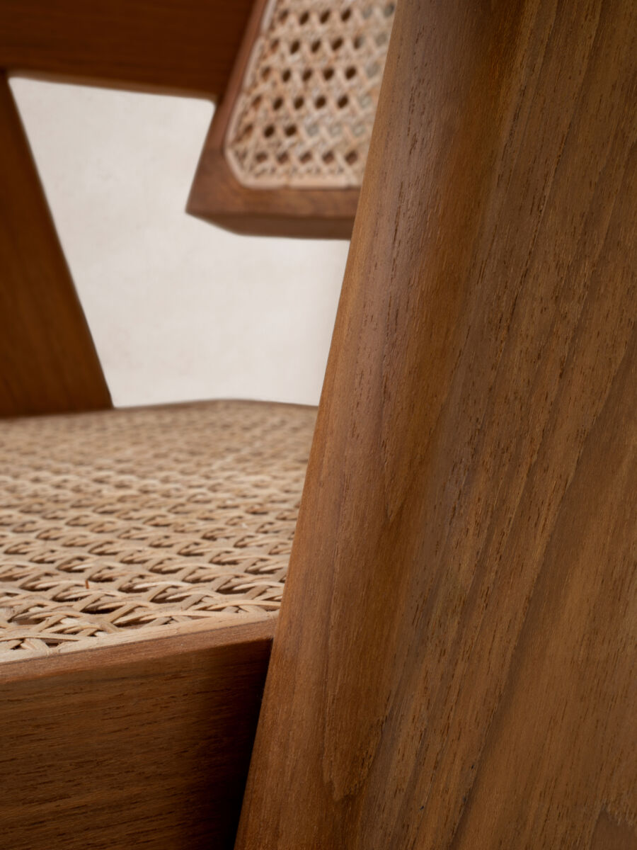 Office Chair V Leg by Pierre Jeanneret & Chandigarh Collective - Tempo