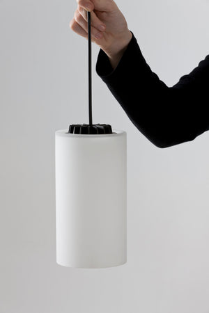 Cirio Simple Pendant Lamps in Porcelain or Brass - Tempo