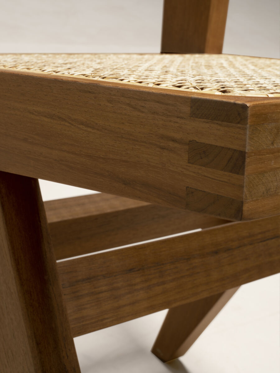 Armless Dining Chair by Pierre Jeanneret & Chandigarh Collective - Tempo