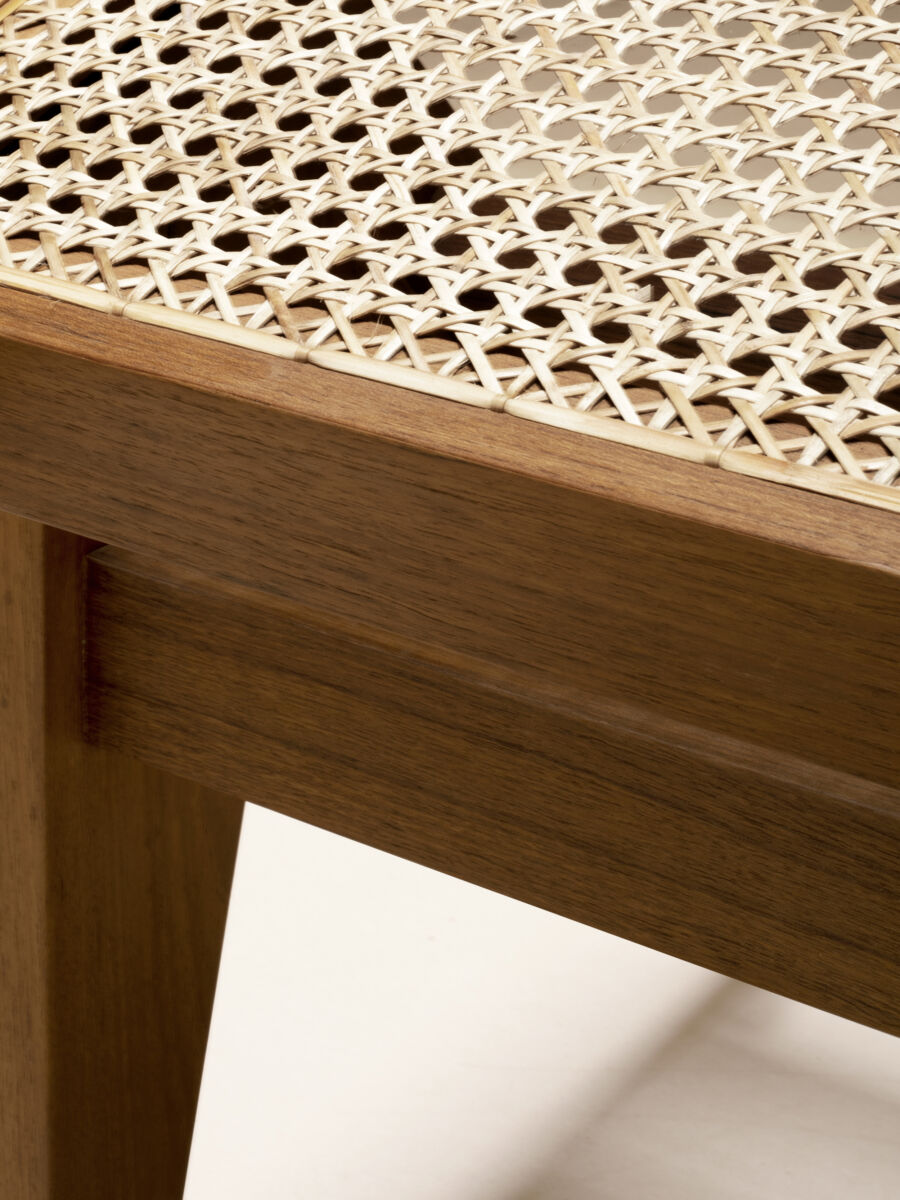 Armless Dining Chair by Pierre Jeanneret & Chandigarh Collective - Tempo