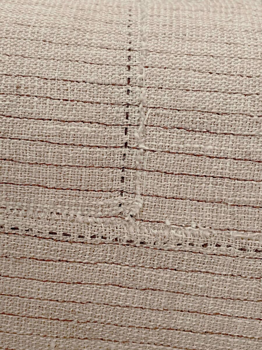 Upholstered Easy Armchair in KeSa Sand by Pierre Jeanneret & Chandigarh Collective - Tempo