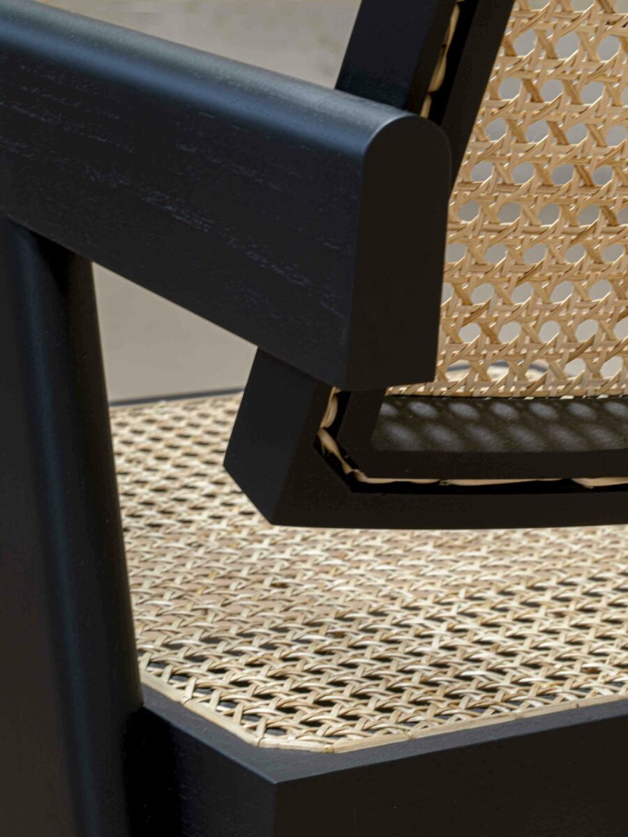 Office Chair V Leg by Pierre Jeanneret & Chandigarh Collective - Tempo