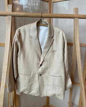 Blazer en lin beige Tango