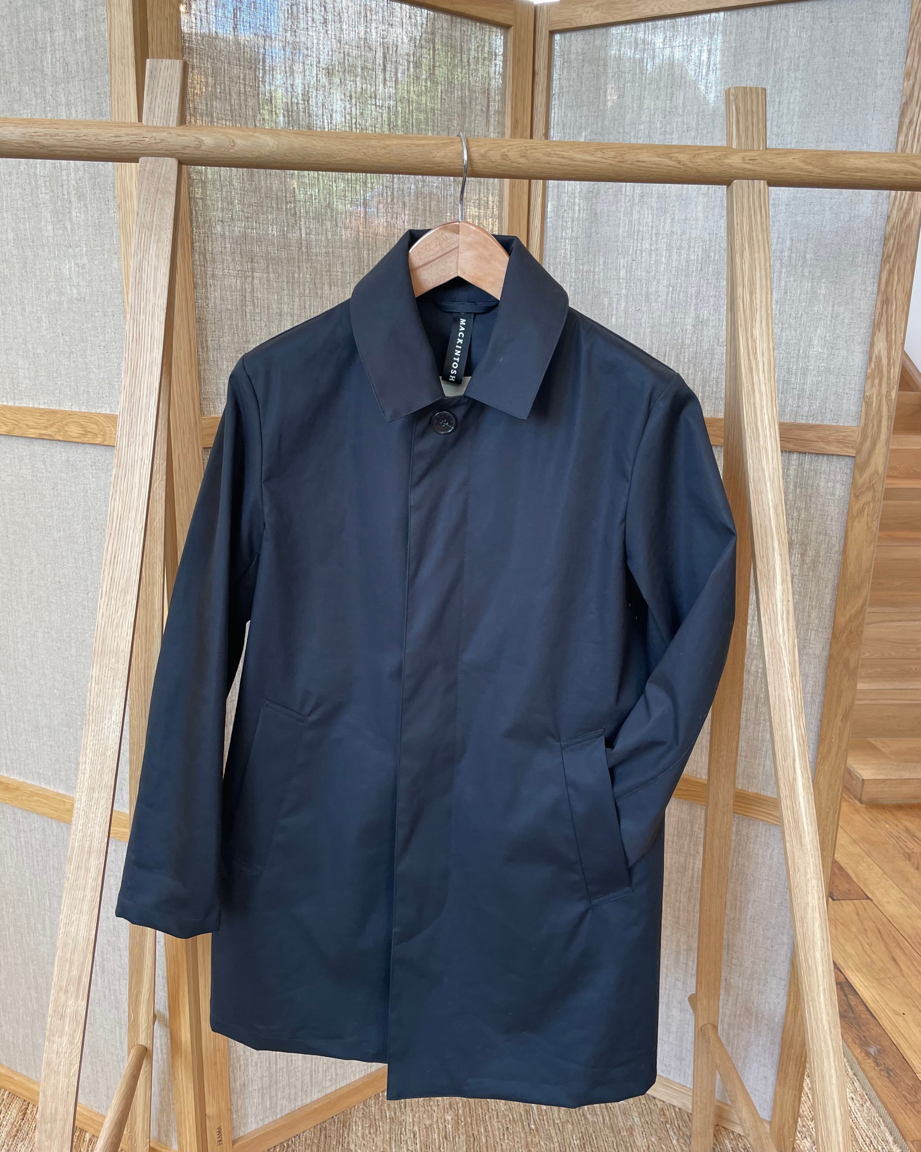 CAMBRIDGE HOOD RAINTEC COTTON COAT | BLACK | GMC-111