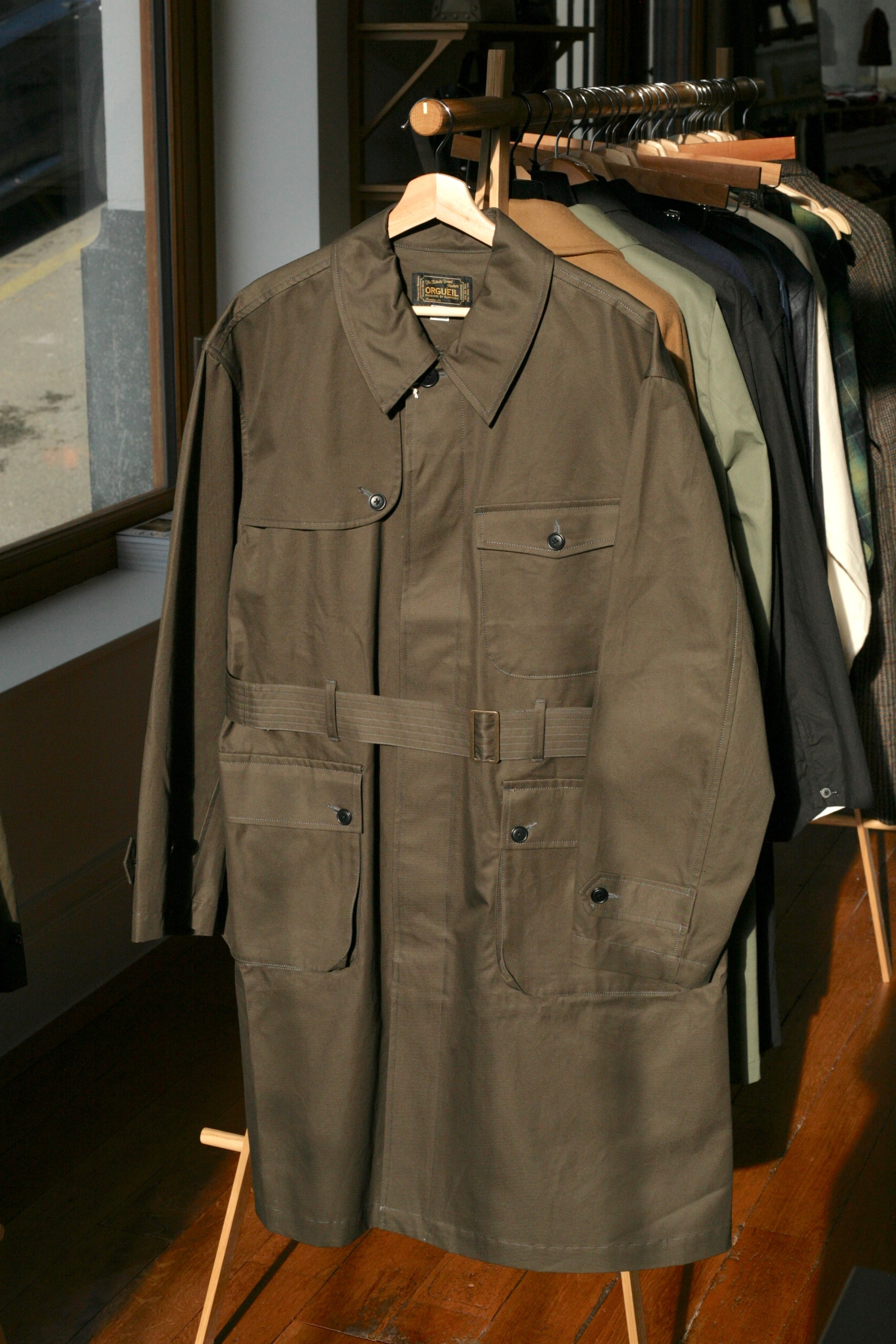 ORGUEIL - STUDIO D'ARTISAN - Ventile Motorcycle Coat in Black - Tempo