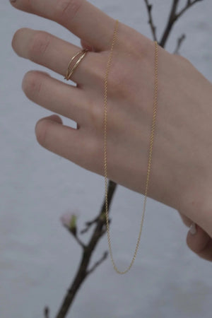 18K Gold Hand-crafted Necklace