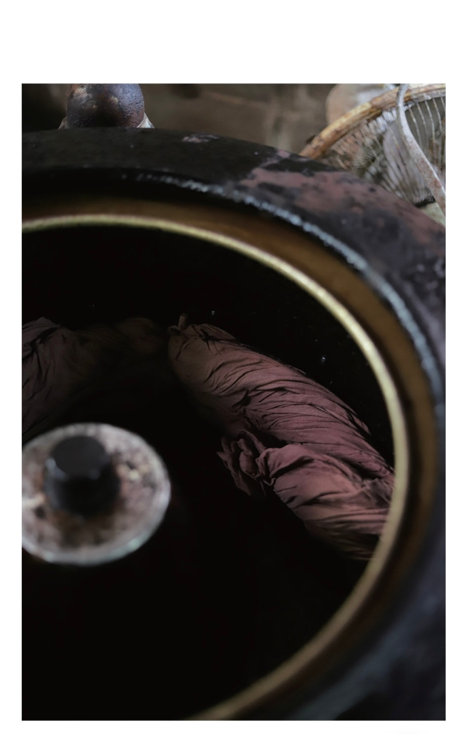 STUDIO D'ARTISAN - 45th Anniversary 18oz Amami Dorozome Mud-Dyed Indigo Type II Selvedge Denim Jacket SP-121 - Tempo