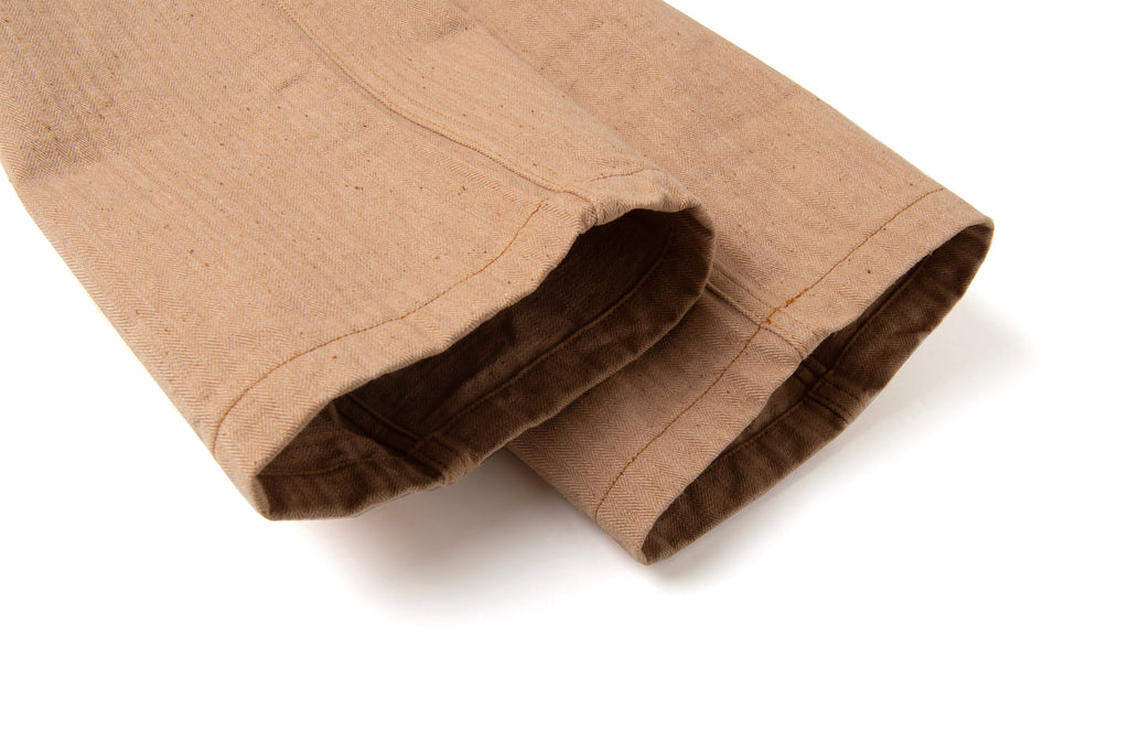 STUDIO D'ARTISAN - Organic Fox Cotton 11oz. Baker Pants - Regular Straight - Slight High Rise - Tempo