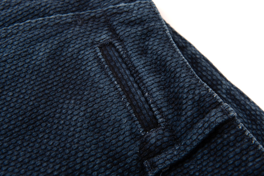 STUDIO D'ARTISAN - PRE-ORDER - SUMI-VAIL 13OZ SASHIKO PANTS - Regular Straight No. 1931 - Tempo