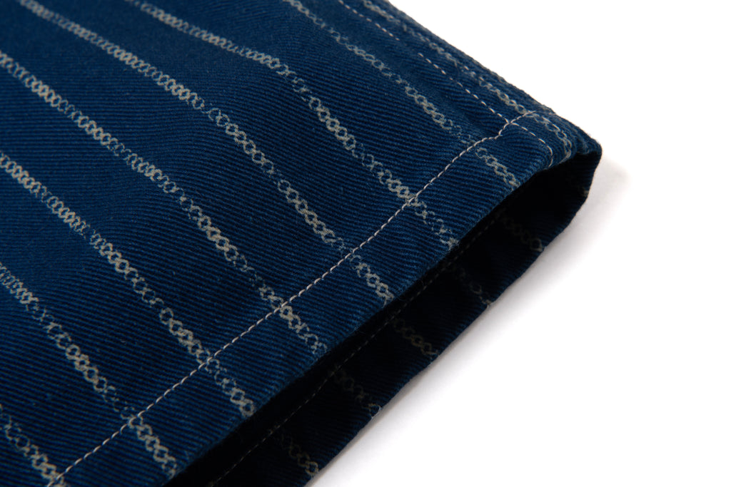 STUDIO D'ARTISAN - PRE-ORDER - INDIGO RING WABASH PANTS - WIDE STRAIGHT NO. 1932 - Tempo