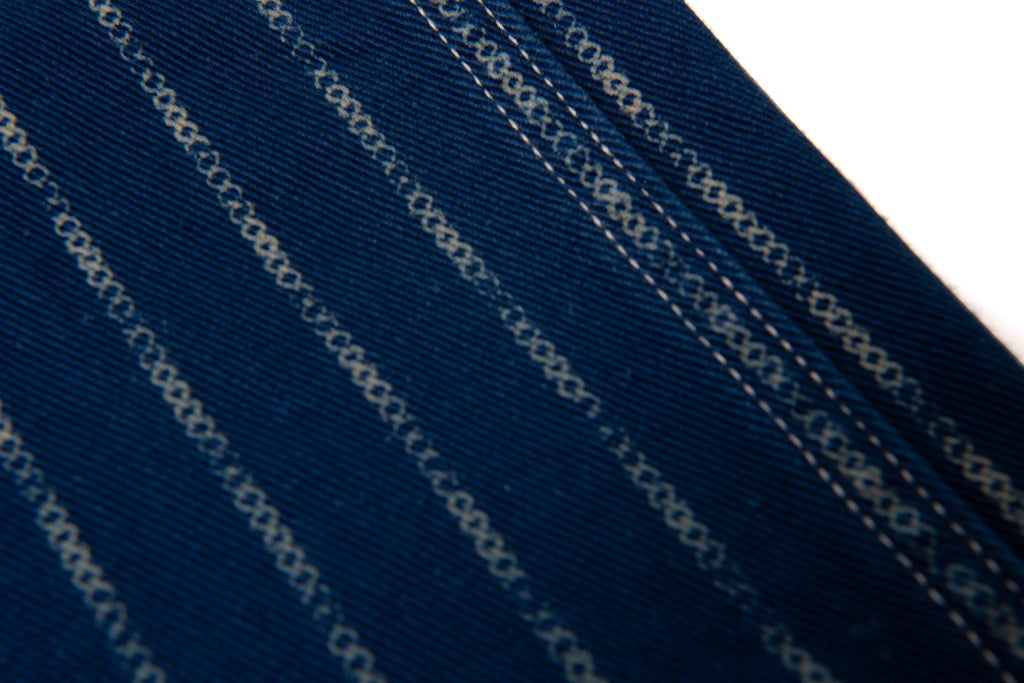 STUDIO D'ARTISAN - PRE-ORDER - INDIGO RING WABASH PANTS - WIDE STRAIGHT NO. 1932 - Tempo
