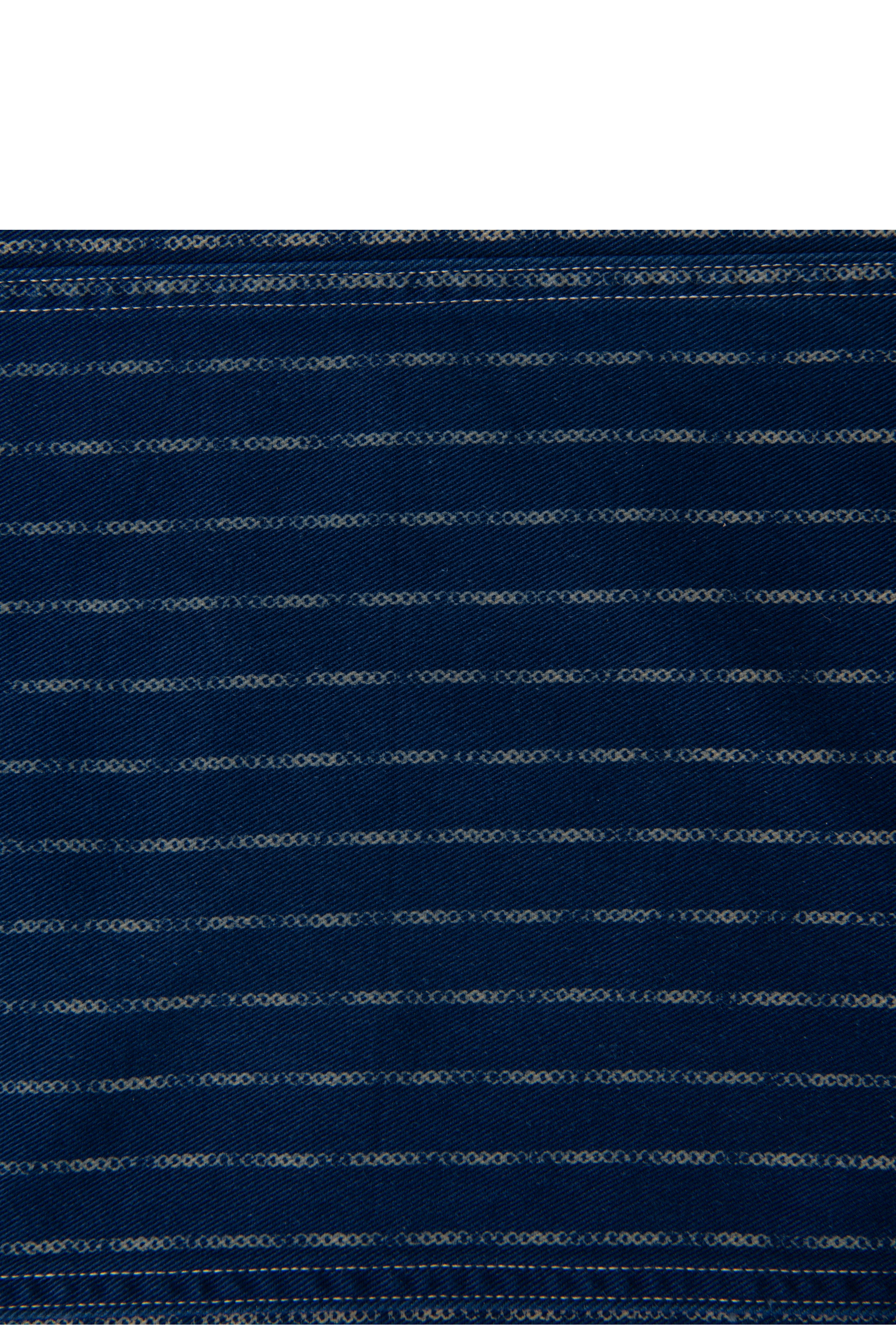 STUDIO D'ARTISAN - PRE-ORDER - INDIGO RING WABASH PANTS - WIDE STRAIGHT NO. 1932 - Tempo