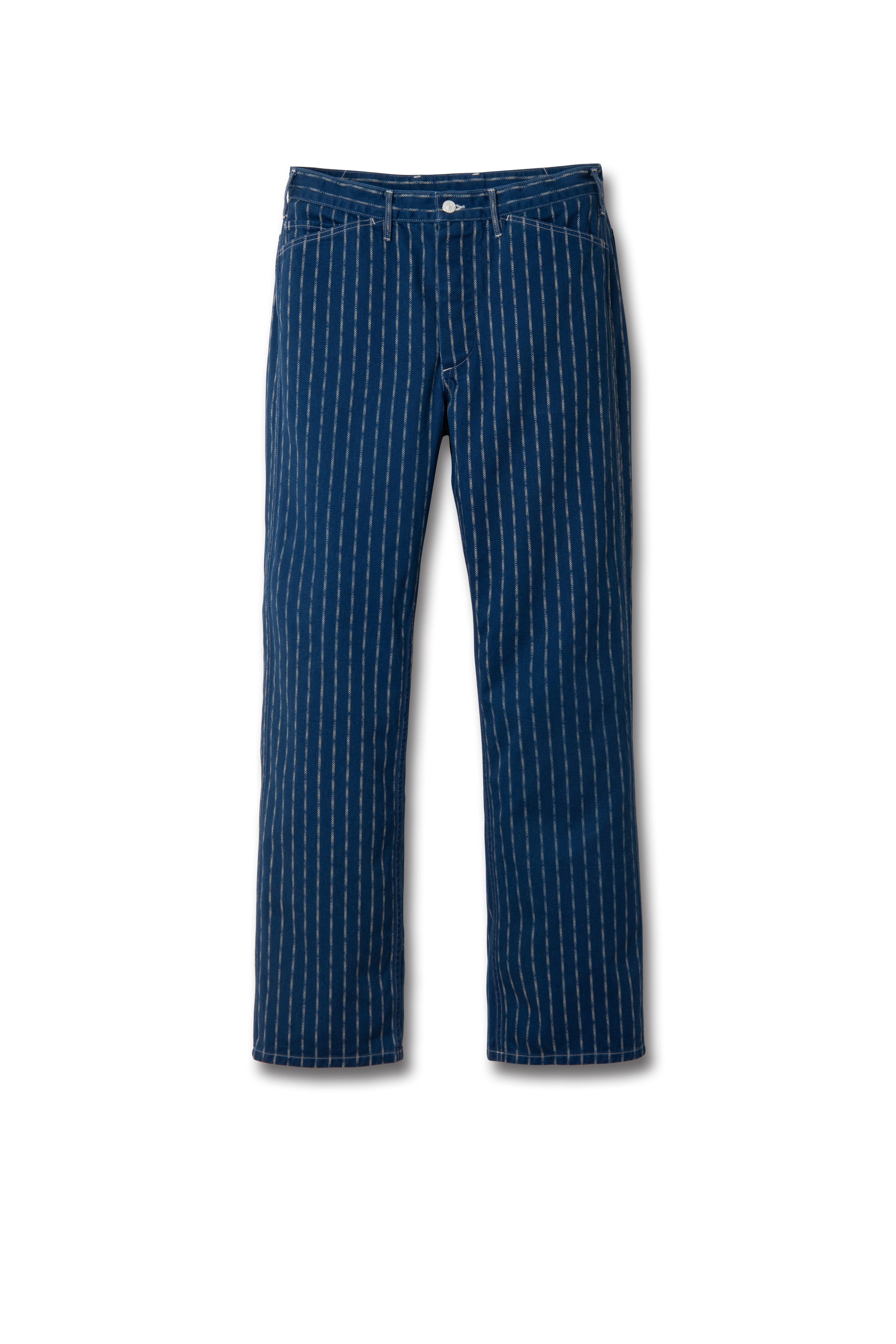 STUDIO D'ARTISAN - PRE-ORDER - INDIGO RING WABASH PANTS - WIDE STRAIGHT NO. 1932 - Tempo