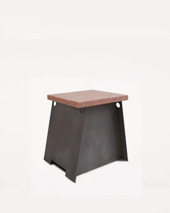 64 PLINTH | BLACKENED STEEL / RED NEGRAIS - Tempo