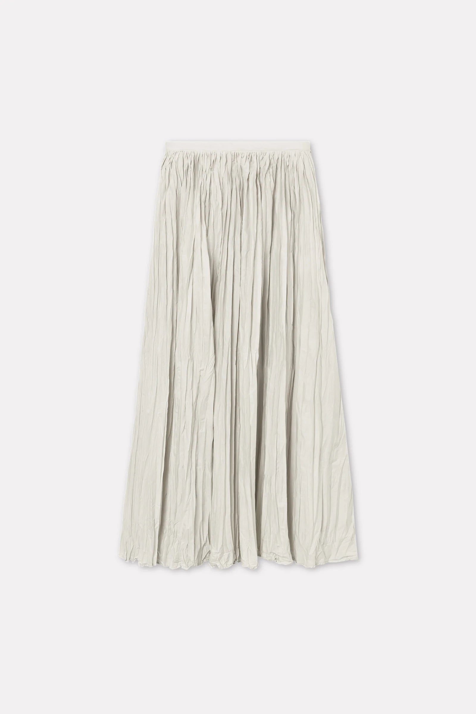 MKDT STUDIO - Niki Sheer Cotton Skirt in Light Grey - Tempo