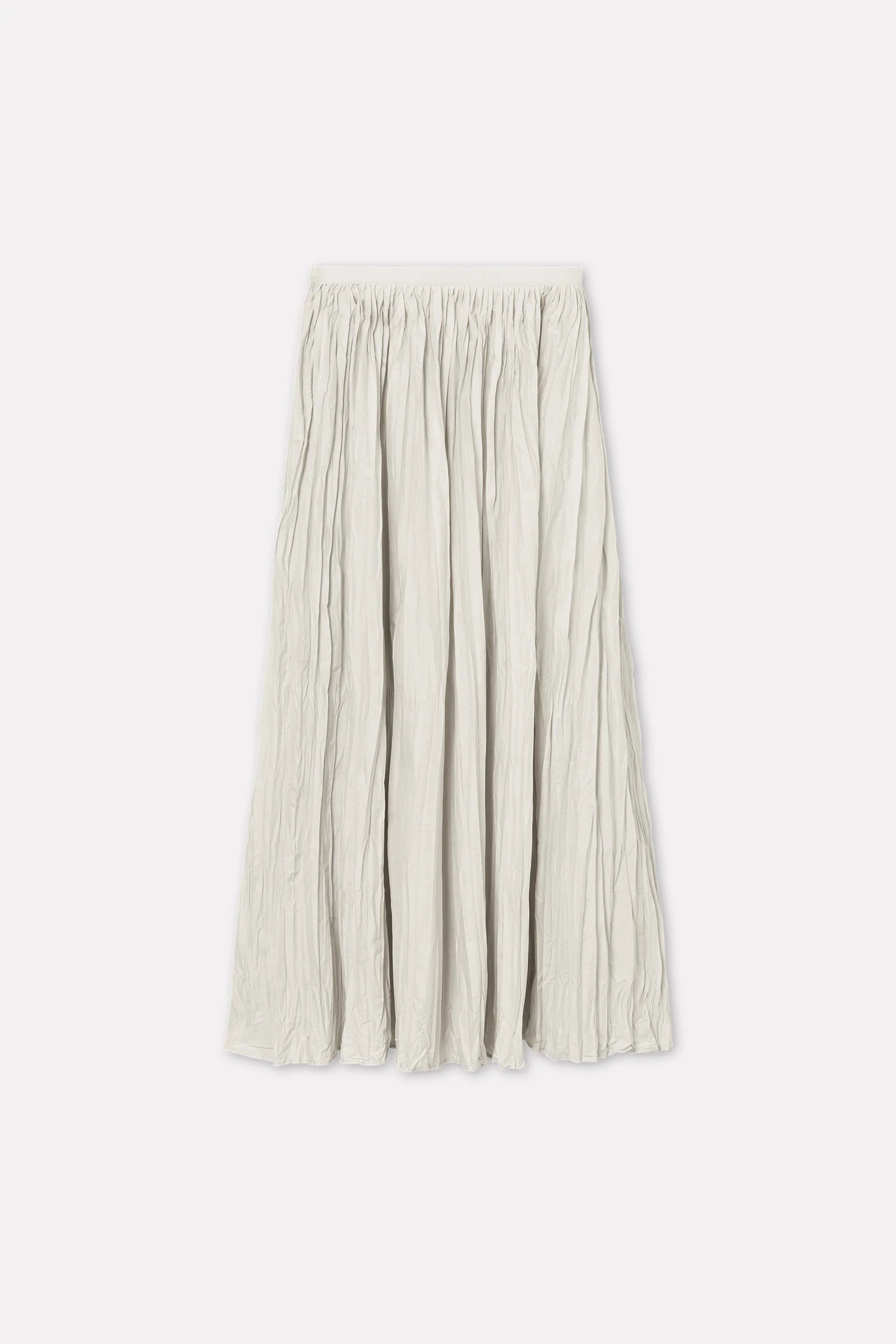 MKDT STUDIO - Niki Sheer Cotton Skirt in Light Grey - Tempo