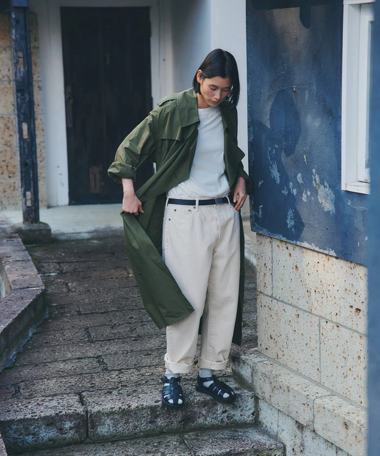 ORGANIC HANDLOOM - Pre-Order: Gurkha in Oiled Pull-Up Leather - Black - Tempo