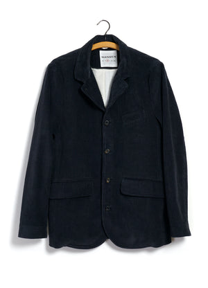 Veste blazer en velours côtelé éléphant VINCENT | Dusty Navy