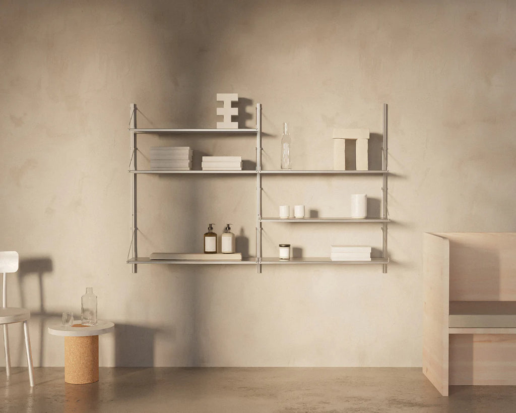 SHELF LIBRARY DOUBLE SECTION | W 80 cm - Tempo