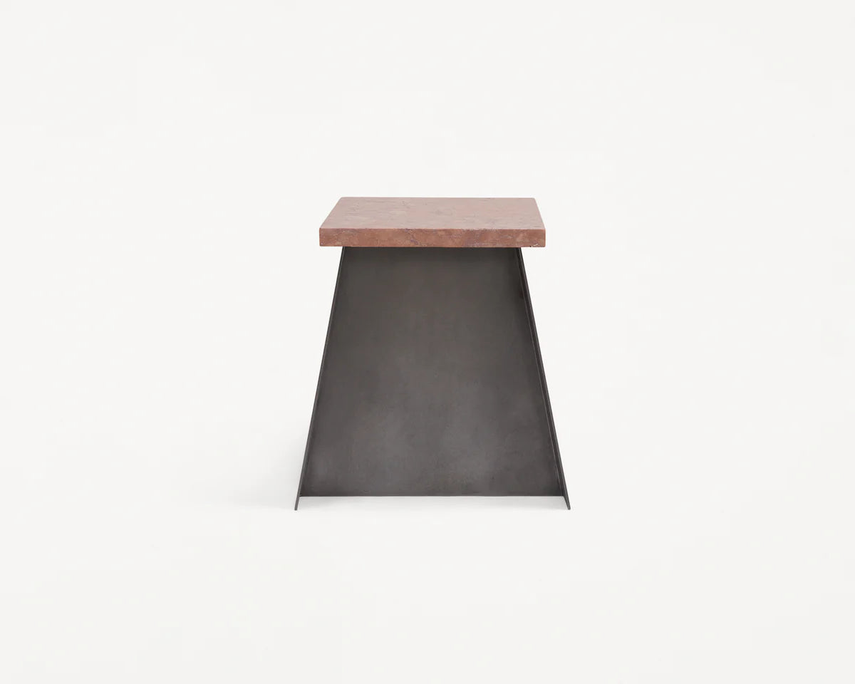 64 PLINTH | BLACKENED STEEL / RED NEGRAIS - Tempo