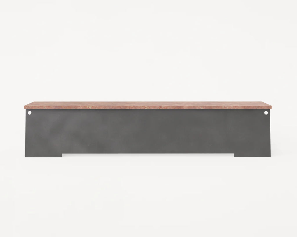 64 BENCH | CORTEN STEEL / RED NEGRAIS - Tempo