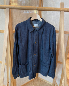 1930's French Work Jacket in 8oz Indigo Denim - OW