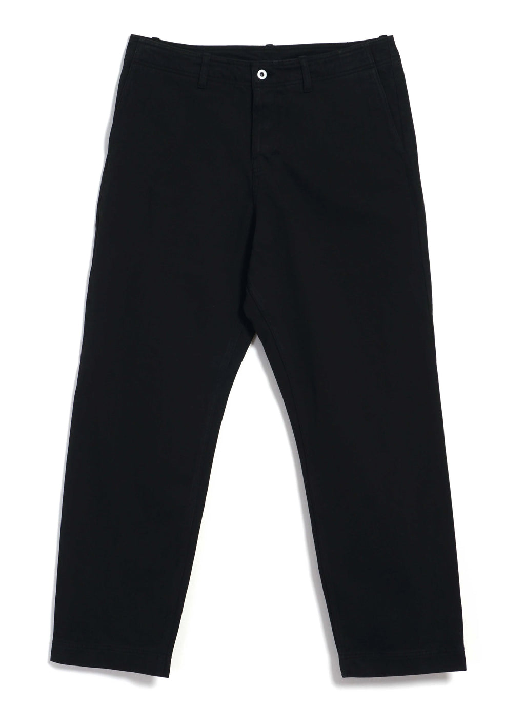TRYGVE | CROPPED WORKWEAR TROUSERS | WASHED BLACK