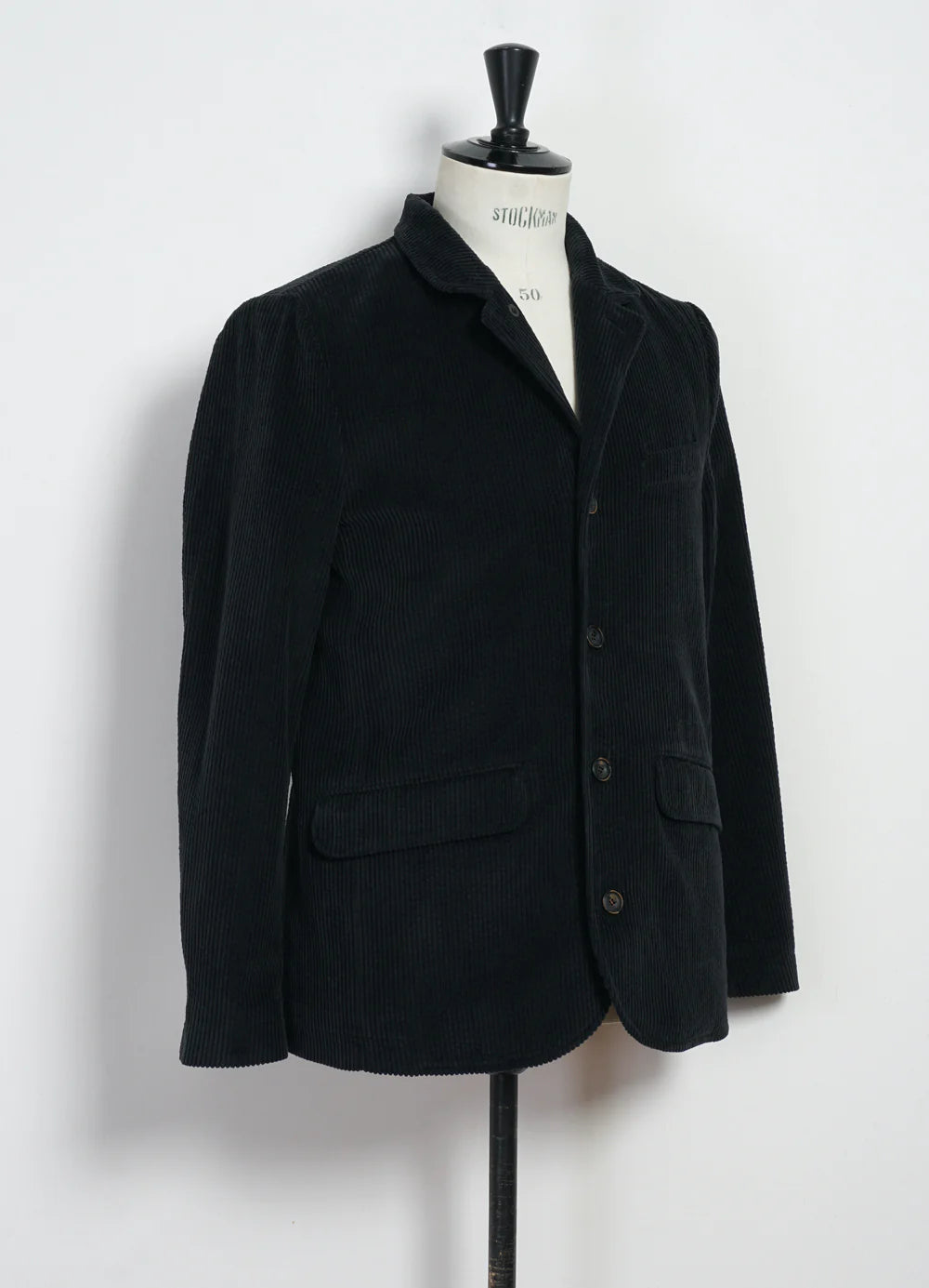VINCENT | CLASSIC FOUR BUTTON BLAZER | DUSTY BLACK
