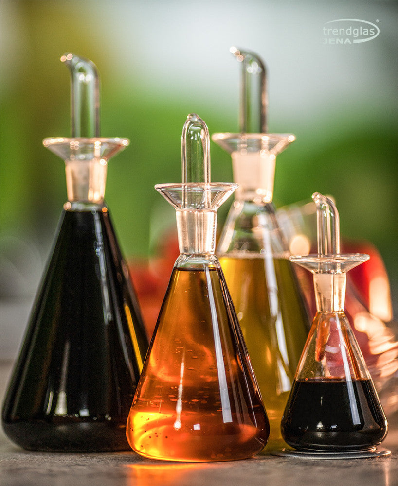 Oil & Vinegar Bottles in S 0.1L, M 0.25L , L 0.5L