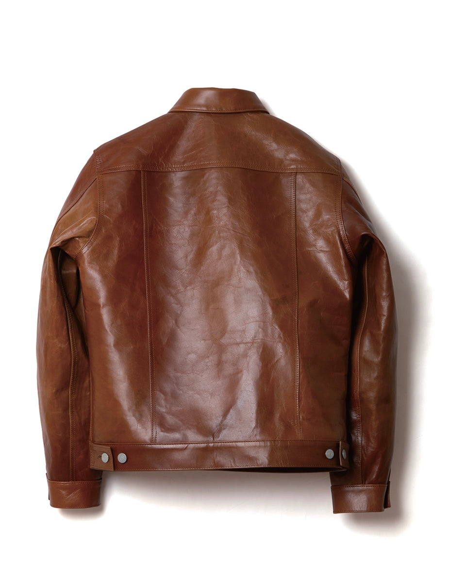 Veste en cuir de cheval teint à la main Type II 45e anniversaire SP-123