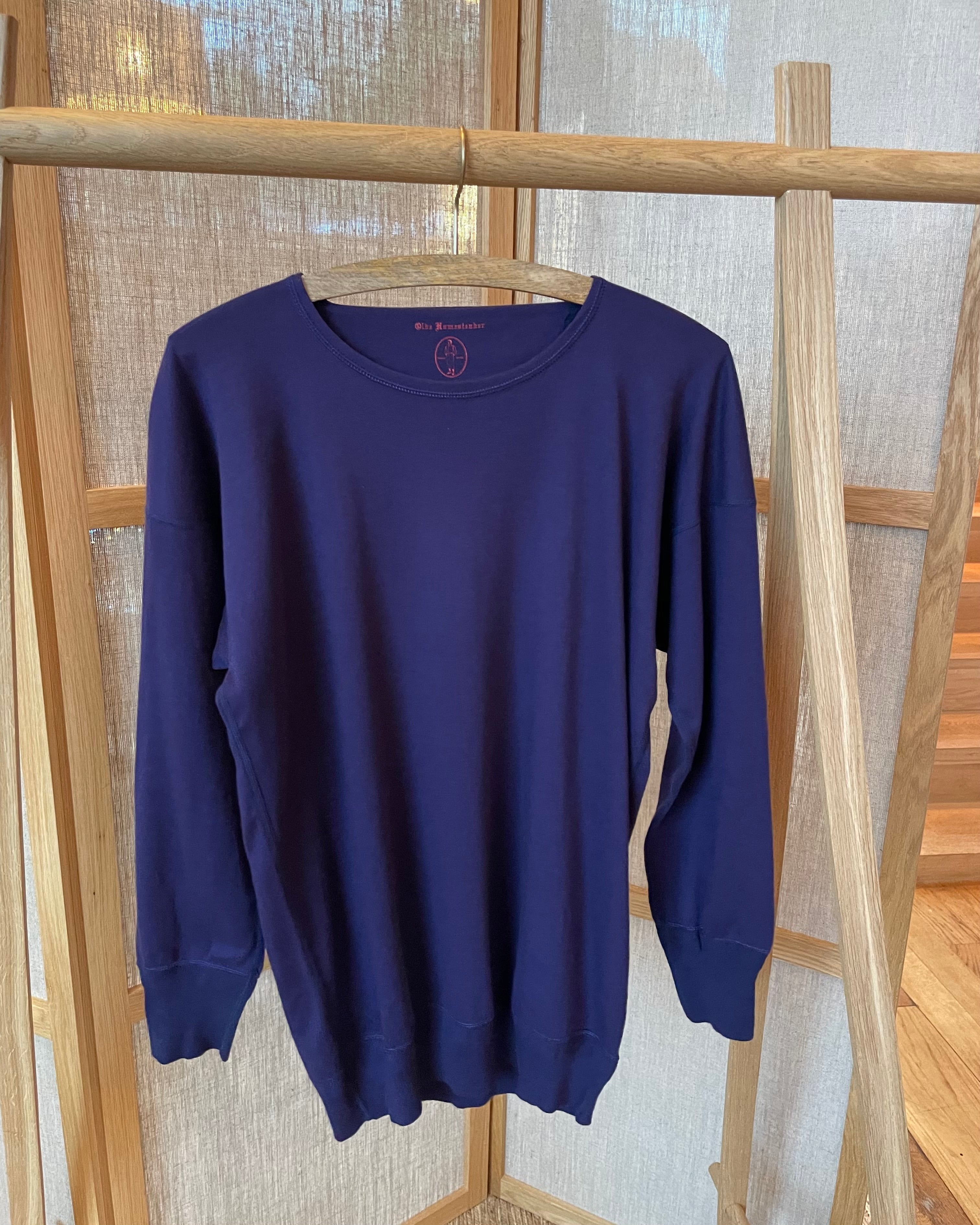 Olde Homesteader - US004 Crew Neck Long Sleeve in Navy - Tempo