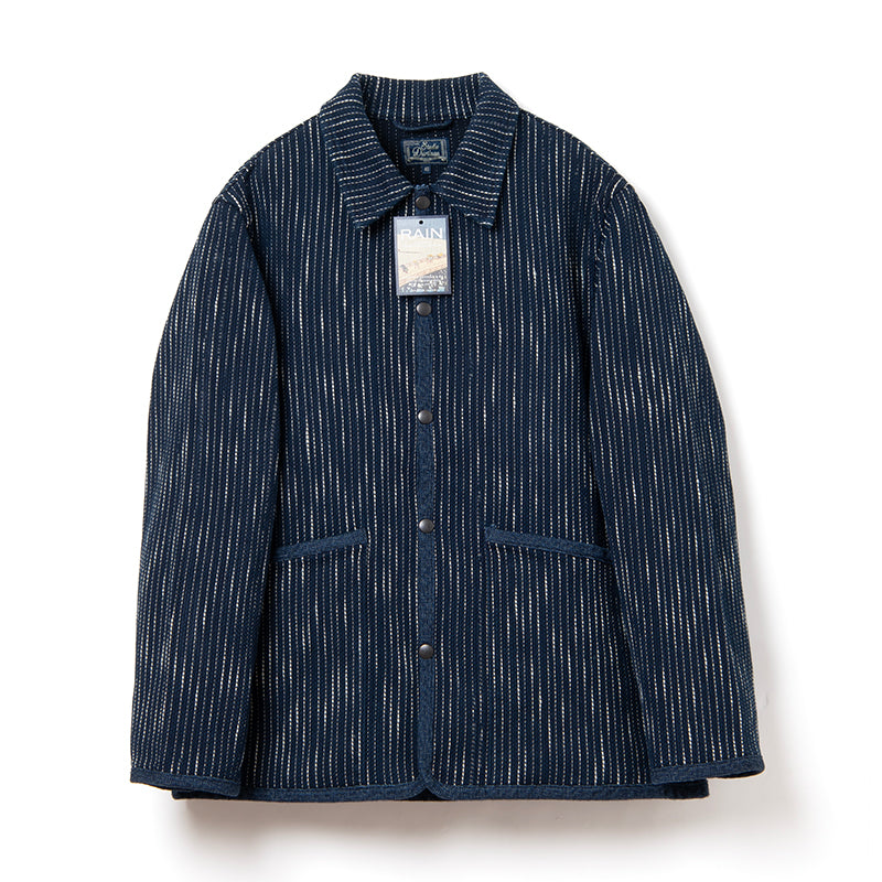 13oz RAIN Kasuri Sashiko Strandjacke 