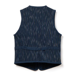 13oz RAIN Kasuri Sashiko Beach Vest