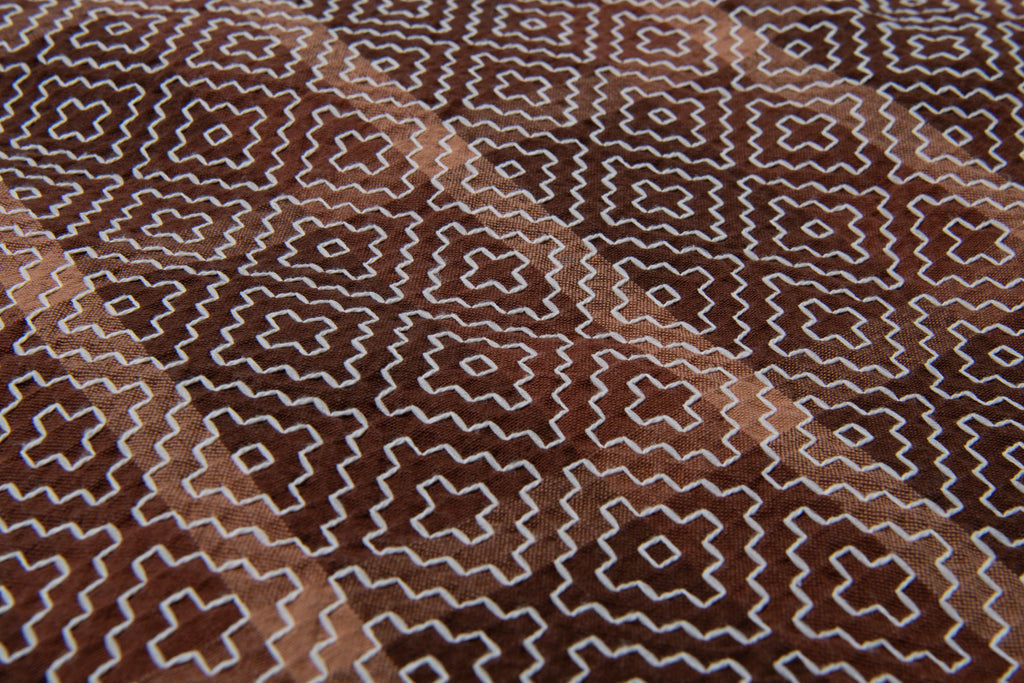 STUDIO D'ARTISAN - Pre-Order: Kakishibu Noragi Sashiko Coach Jacket - Tempo