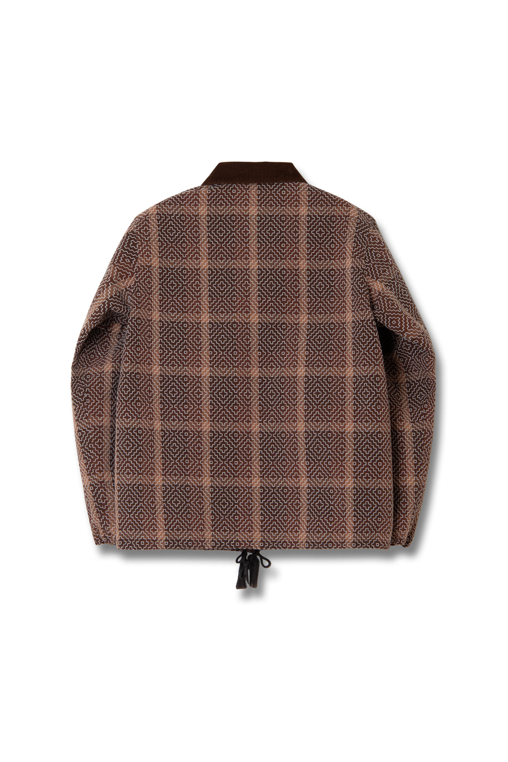 STUDIO D'ARTISAN - Pre-Order: Kakishibu Noragi Sashiko Coach Jacket - Tempo