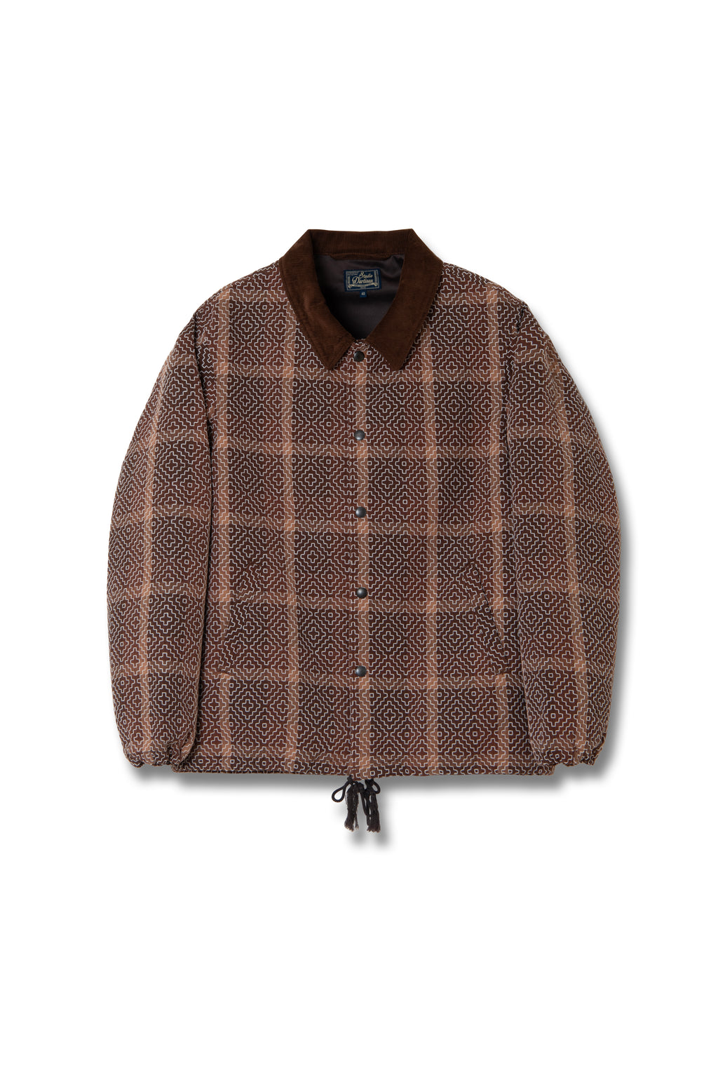 STUDIO D'ARTISAN - Pre-Order: Kakishibu Noragi Sashiko Coach Jacket - Tempo