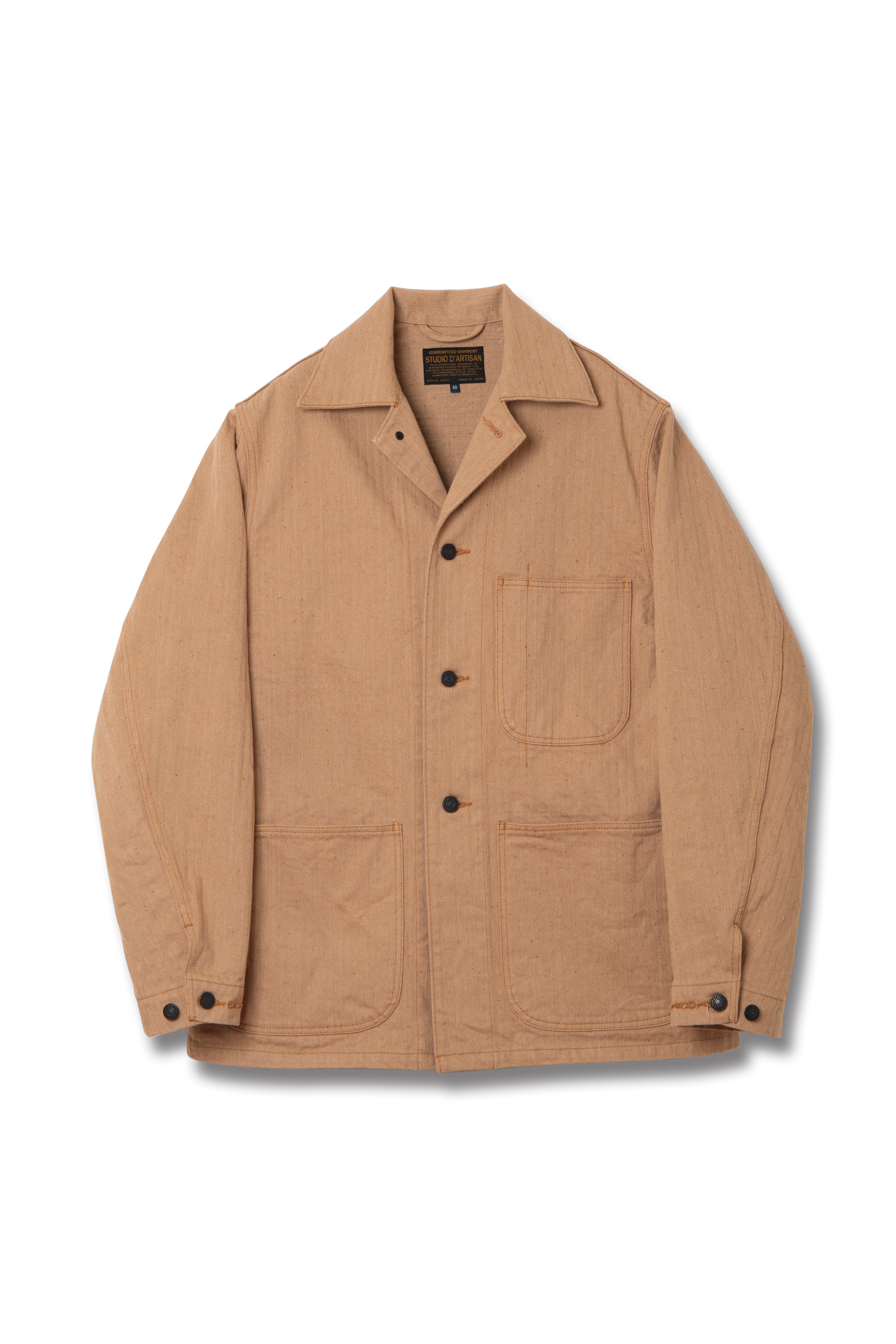 STUDIO D'ARTISAN - Organic Fox Cotton 11oz. Mil Coverall - Tempo