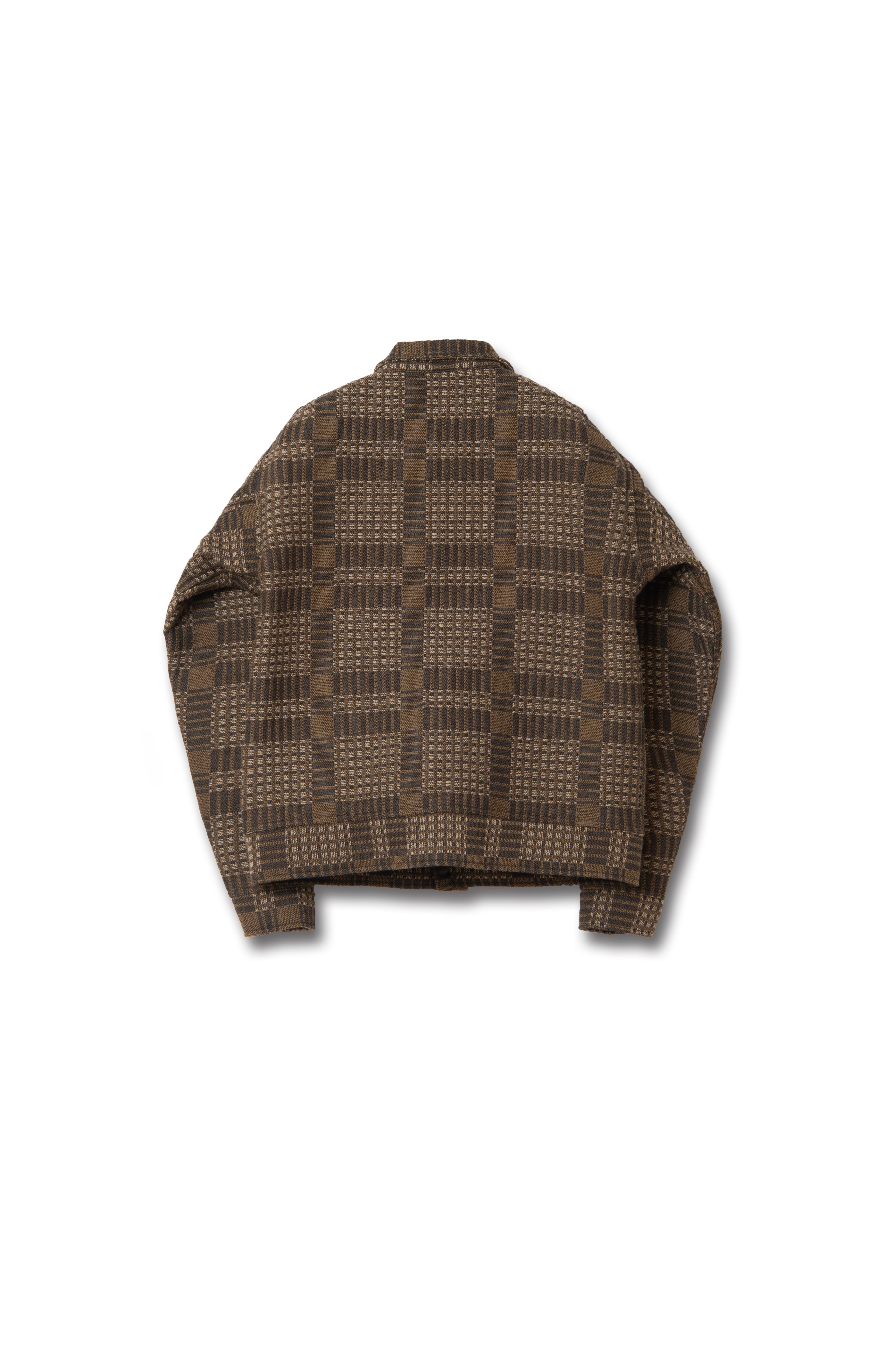 STUDIO D'ARTISAN - PRE-ORDER - OLD BLANKET JACKET IN BROWN No. 4651 - Tempo