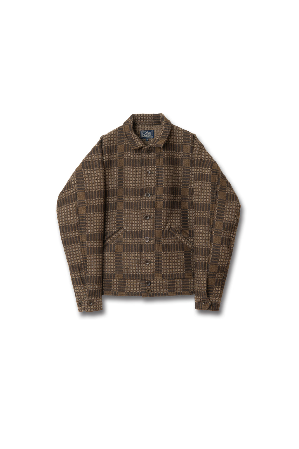 STUDIO D'ARTISAN - PRE-ORDER - OLD BLANKET JACKET IN BROWN No. 4651 - Tempo