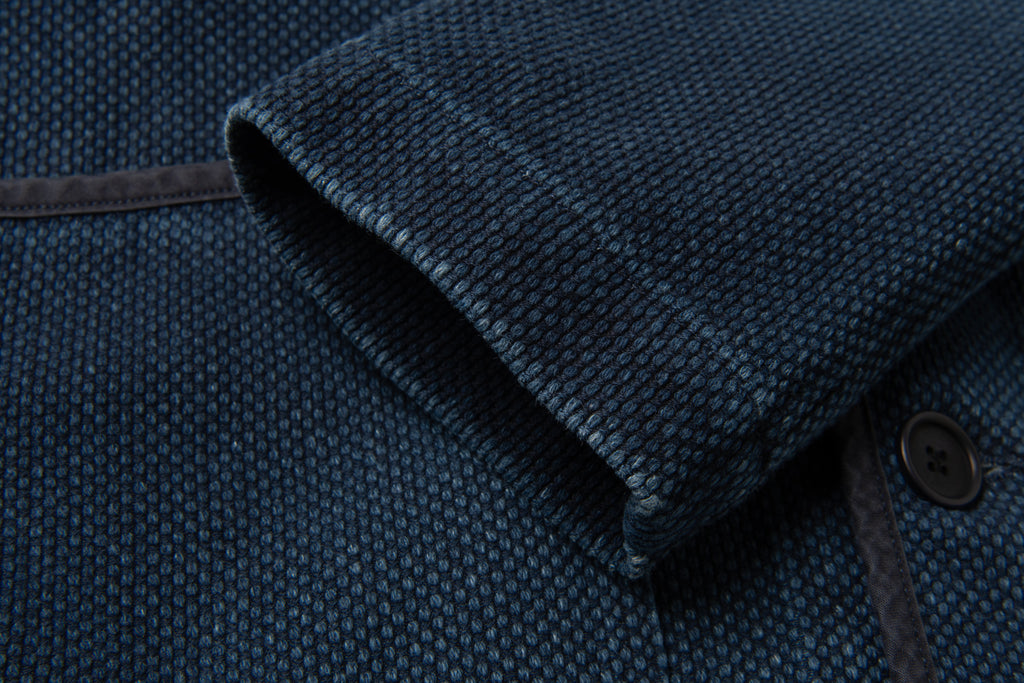 STUDIO D'ARTISAN - PRE-ORDER - SUMI-VAIL 13OZ SASHIKO JACKET No.4653 - Tempo