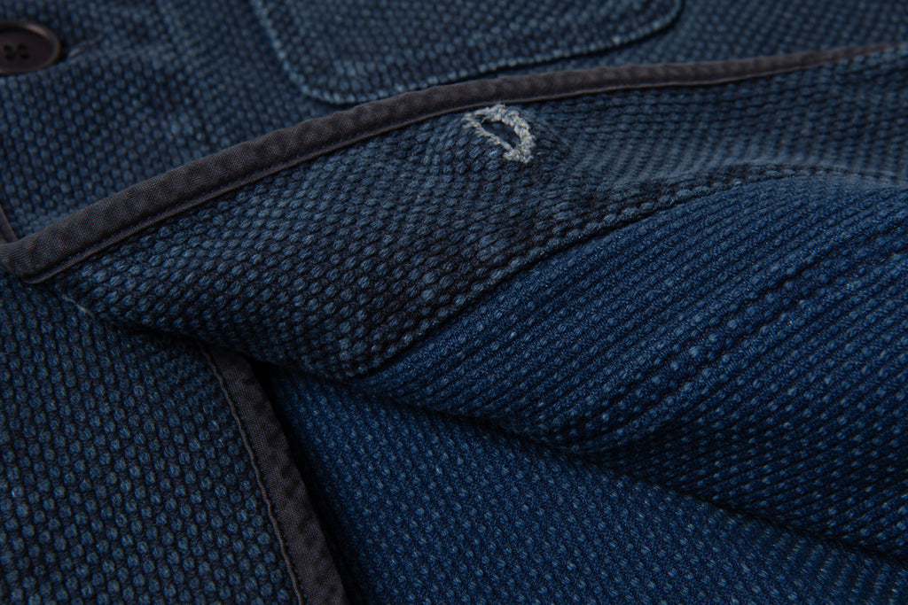 STUDIO D'ARTISAN - PRE-ORDER - SUMI-VAIL 13OZ SASHIKO JACKET No.4653 - Tempo