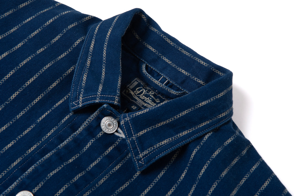 STUDIO D'ARTISAN - PRE-ORDER - INDIGO RING WABASH RAILROAD JACKET - Tempo