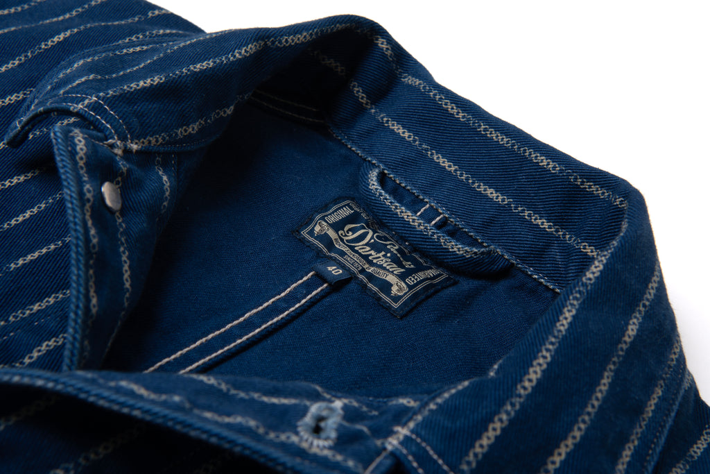 STUDIO D'ARTISAN - PRE-ORDER - INDIGO RING WABASH RAILROAD JACKET - Tempo