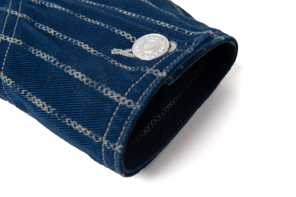 STUDIO D'ARTISAN - PRE-ORDER - INDIGO RING WABASH RAILROAD JACKET - Tempo