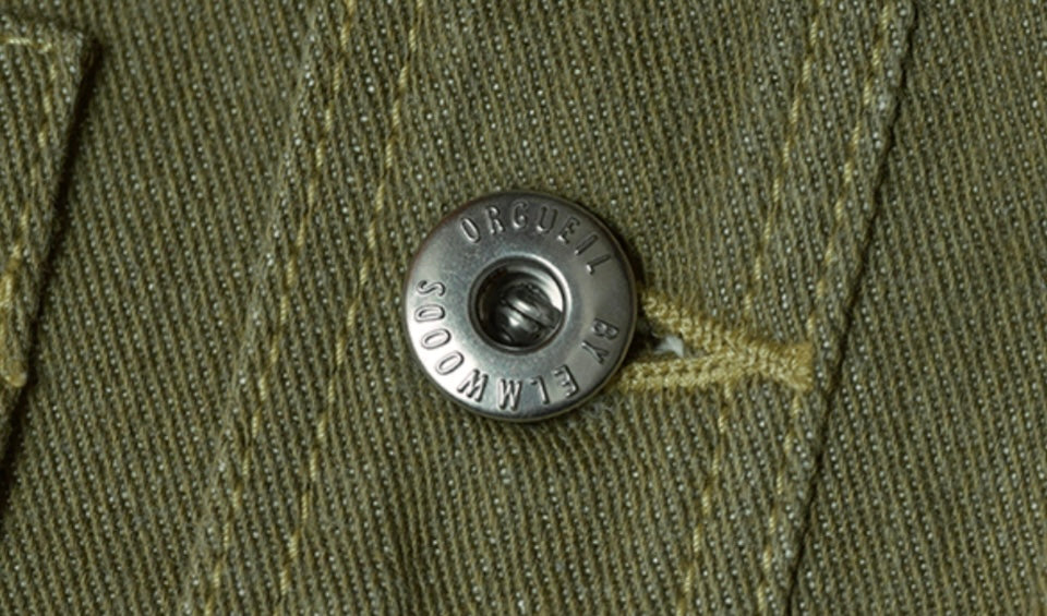 ORGUEIL - STUDIO D'ARTISAN - Green Denim Jacket - Tempo